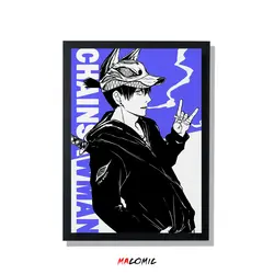 تابلو قاب شیشه ای Chainsaw Man | کد 15 | فروشگاه اینترنتی ماکمیک