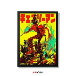 تابلو قاب شیشه ای Chainsaw Man | کد 13 | فروشگاه اینترنتی ماکمیک