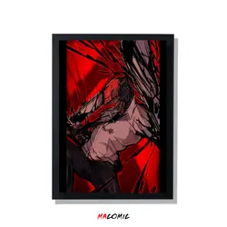 تابلو قاب شیشه ای Chainsaw Man | کد 8 | فروشگاه اینترنتی ماکمیک