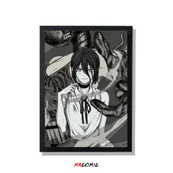 تابلو قاب شیشه ای Chainsaw Man | کد 10 | فروشگاه اینترنتی ماکمیک