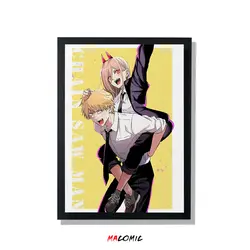 تابلو قاب شیشه ای Chainsaw Man | کد 7 | فروشگاه اینترنتی ماکمیک