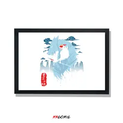 تابلو قاب شیشه ای mononoke | کد 11 | فروشگاه اینترنتی ماکمیک