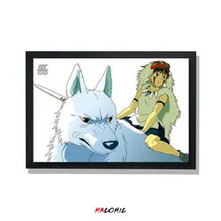تابلو قاب شیشه ای mononoke | کد 12 | فروشگاه اینترنتی ماکمیک