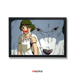 تابلو قاب شیشه ای mononoke | کد 8 | فروشگاه اینترنتی ماکمیک