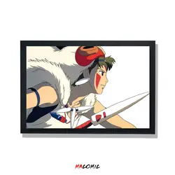 تابلو قاب شیشه ای mononoke | کد 6 | فروشگاه اینترنتی ماکمیک