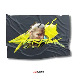 پرچم Cyberpunk | کد 9 | فروشگاه اینترنتی ماکمیک