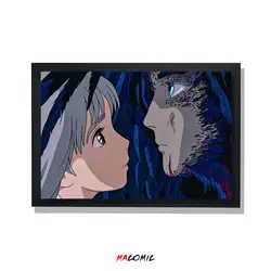 تابلو قاب شیشه ای Howl | کد 8 | فروشگاه اینترنتی ماکمیک