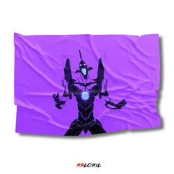 پرچم Evangelion | کد 2 | فروشگاه اینترنتی ماکمیک