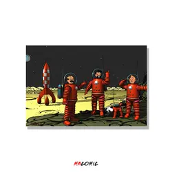 پوستر تن تن | کد 17 | فروشگاه اینترنتی ماکمیک