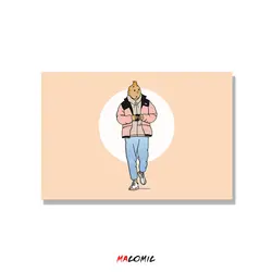 پوستر تن تن | کد 18 | فروشگاه اینترنتی ماکمیک