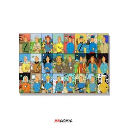 پوستر تن تن | کد 1 | فروشگاه اینترنتی ماکمیک