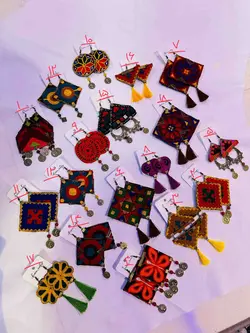 گوشواره گلیم سنتی