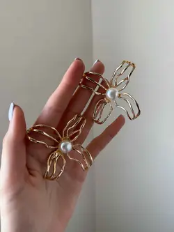 گوشواره مینیمال گل