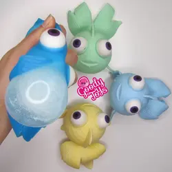 فیجت خامه ای مدل ماهی چشم درشت | گودی تویز