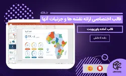 قالب پاور پوینت ارائه نقشه ها و جزئیات آنها