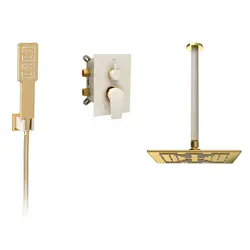 خرید شیر حمام توکار شودر مدل رومر پلاس تیپ 3 BRASS شیری طلا با قیمت 4,497,110&nbsp;تومان