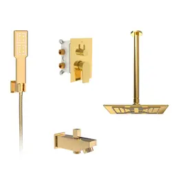 خرید شیر حمام توکار شودر مدل رومر تیپ 4 BRASS طلامات با قیمت 6,088,360&nbsp;تومان
