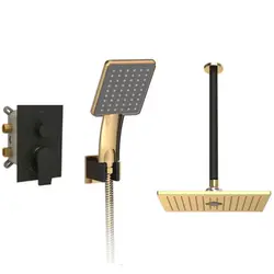 خرید شیر حمام توکار شودر مدل رومر تیپ 3 BRASS مشکی طلا با قیمت 4,497,110&nbsp;تومان