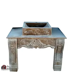 روشویی سنگی کتیبه