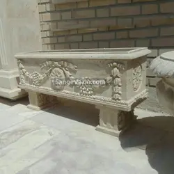 گلدان سنگی بزرگ تاک