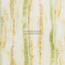 دیوار پوش ماربل شیت طرح مرمر موجدار سبز