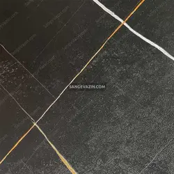 دیوار پوش ماربل شیت برجسته گلدن بلک
