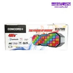 اسپیکر قابل حمل کنکورد پلاس مدل CONCORD + BT-X750U