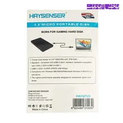 هارد اکسترنال HAYSENSER USB 3.2 GEN1 ظرفیت 500 گیگابایت