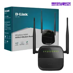 مودم روتر ADSL بی‌سیم دی لینک مدل D-Link DSL-124 New Version 2022