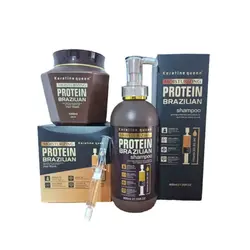 ست شامپو ماسک مو کراتین کوئین keratin queen