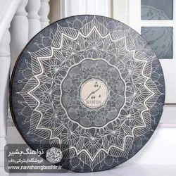 دف طرح اسلیمی مشکی برند بشیر