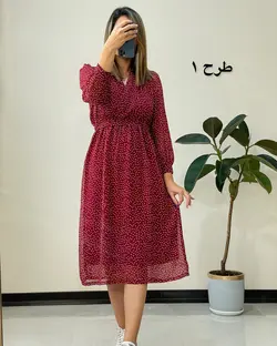 پیراهن حریر سرمه