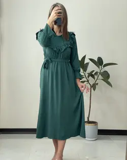 پیراهن مانتویی شبنم کد 3100