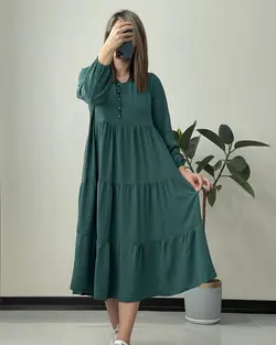 پیراهن مانتویی کمند کد 3200