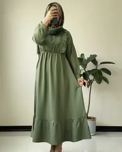 پیراهن مانتویی ریحان کد 5850