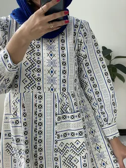 پیراهن لینن سوگل کد 7100