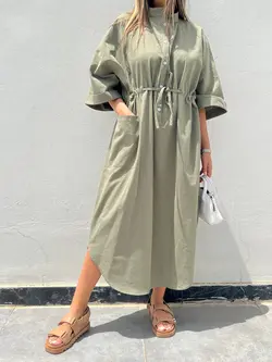 پیراهن لینن پانیذ کد محصول 6030