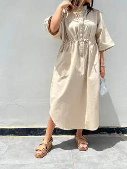 پیراهن لینن پانیذ کد محصول 6030