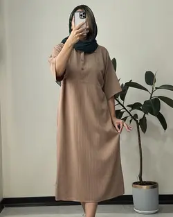 پیراهن مانتویی آرزو کد 6101