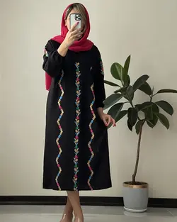 مانتو کفتان ترنج در دو طرح کد 5901