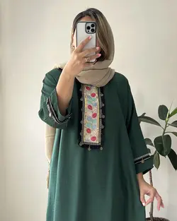 مانتو کفتان سکه ای کد 4036