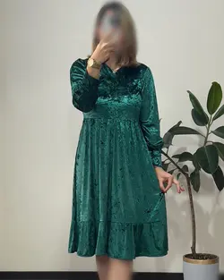 پیراهن مخمل آنا کد 0024