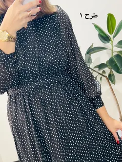 پیراهن حریر سرمه سری چهار کد ۱۳۰۰