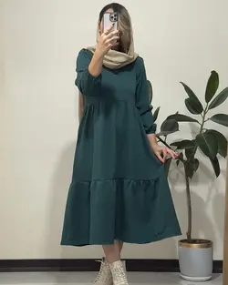 پیراهن مانتویی پاییزه نسترن کد 0029