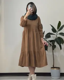 ‌پیراهن مانتویی پاییزه مارال کد 0040