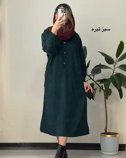 پیراهن مانتویی پاییزه آیه کد 0037