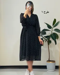 پیراهن حریر سرمه سری ۵ کد ۱۳۰۰