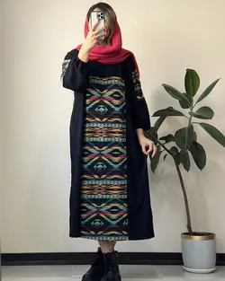 مانتو کفتان مزونی ارغوان کد 0043