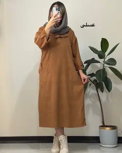 ‌پیراهن مانتویی پاییزه مهسان کد 0044