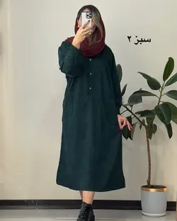 پیراهن مانتویی پاییزه آیه سری ۲ کد 0037